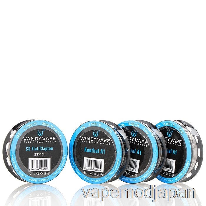 Vape Japan Vandy Vape スペシャルティワイヤースプール Ka1 フューズドクラプトン - 24ga*2(=)+32ga - 10ft - 1.16ohm